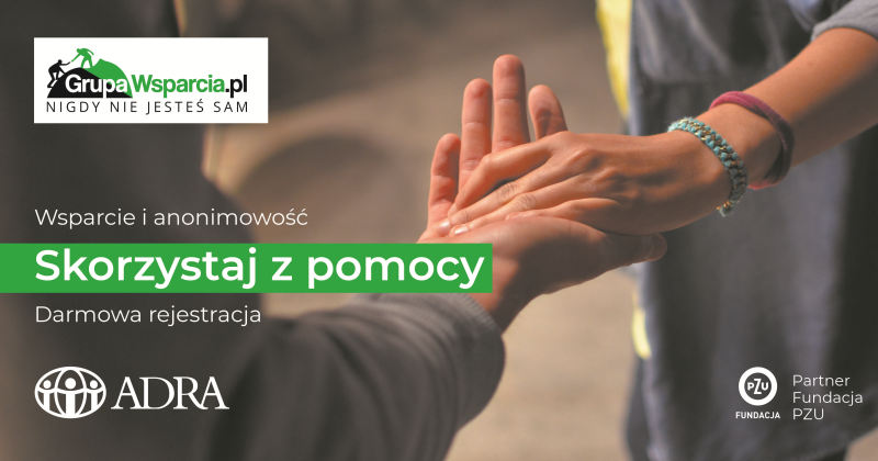 Nie zwlekaj! Daj sobie pomóc!