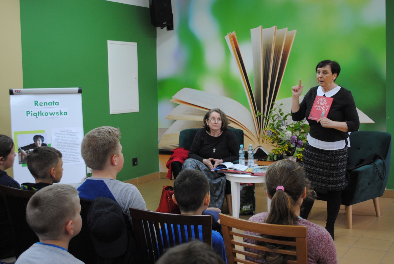 Spotkanie z Renatą Piątkowską w Bibliotece