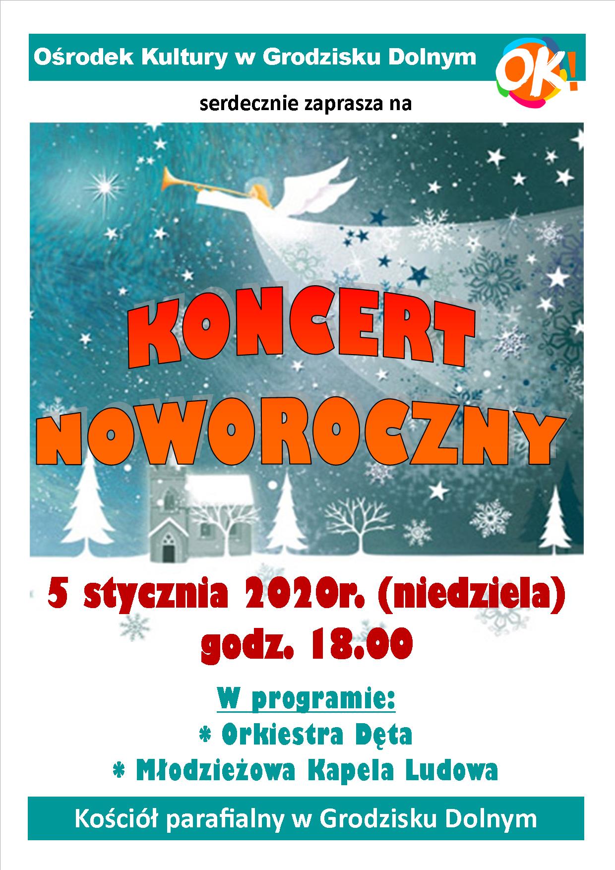 Zaproszenie na Koncert Noworoczny