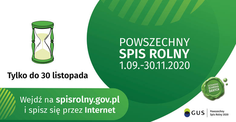 Ostatni tydzień Powszechnego Spisu Rolnego 2020