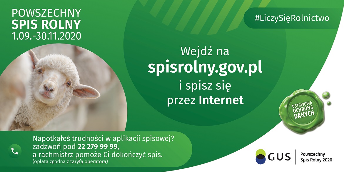 1 września ruszył Powszechny Spis Rolny 2020