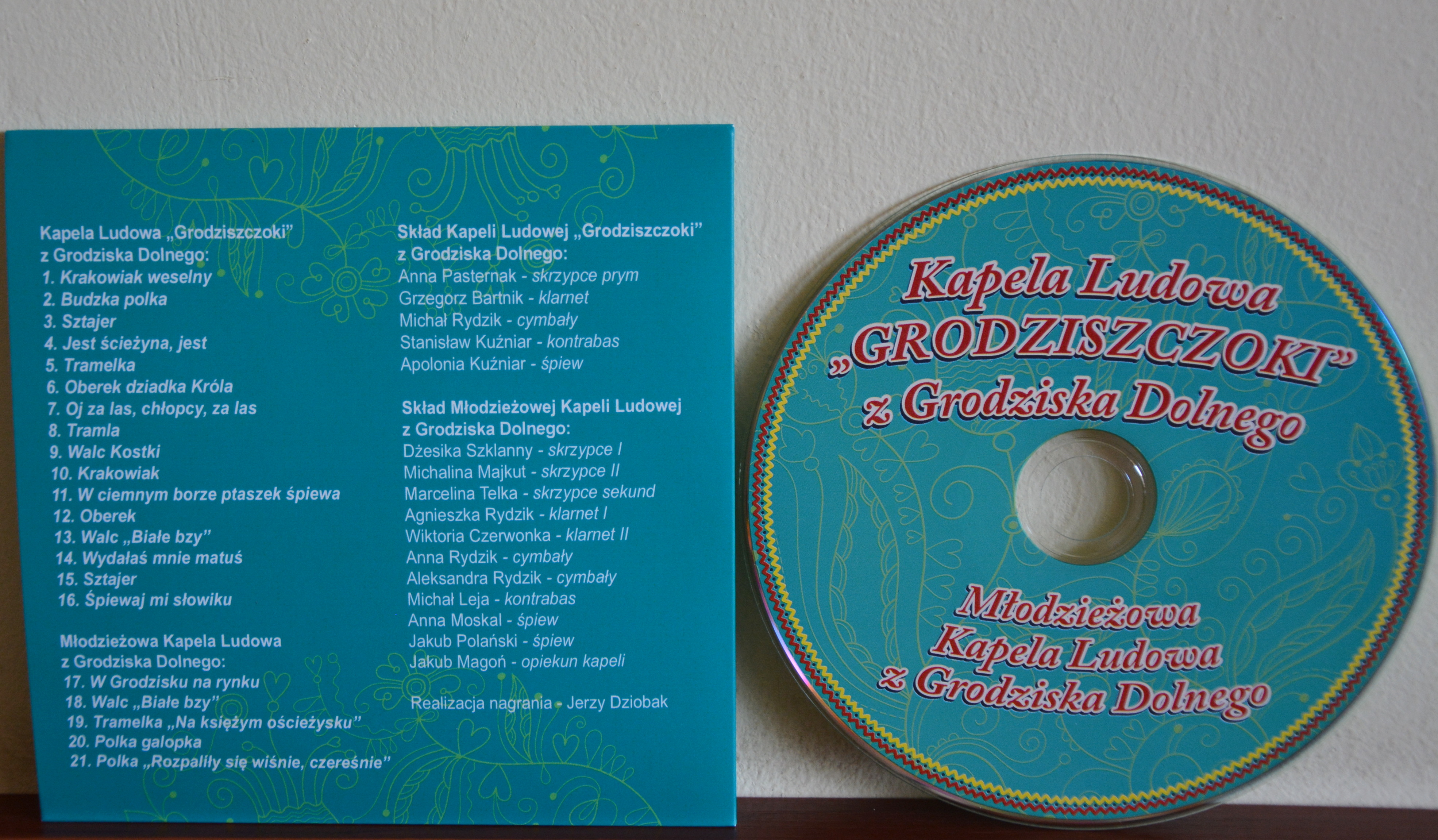 Płyta CD grodziskich kapel