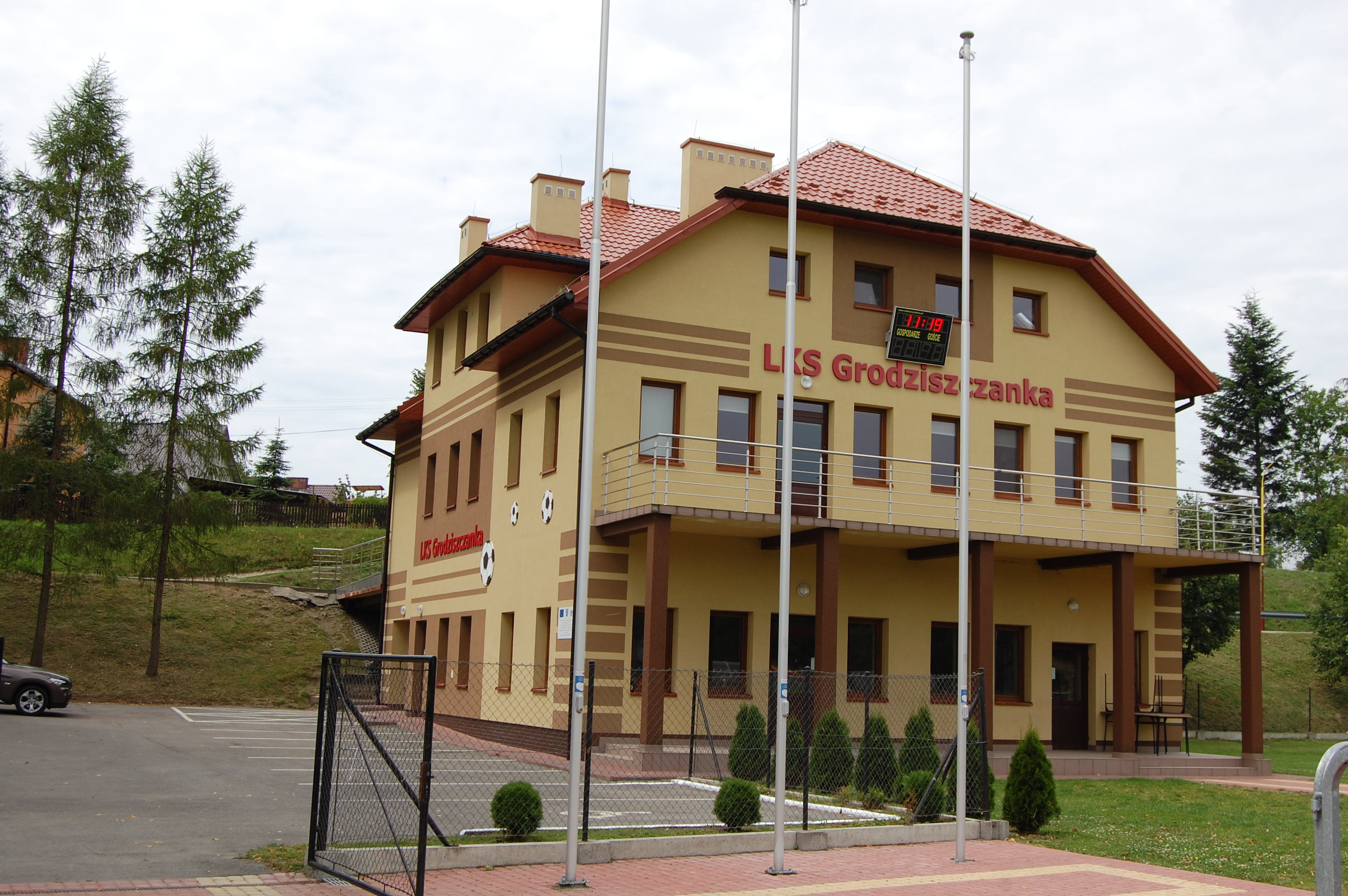 Szatnia sportowa i stadion